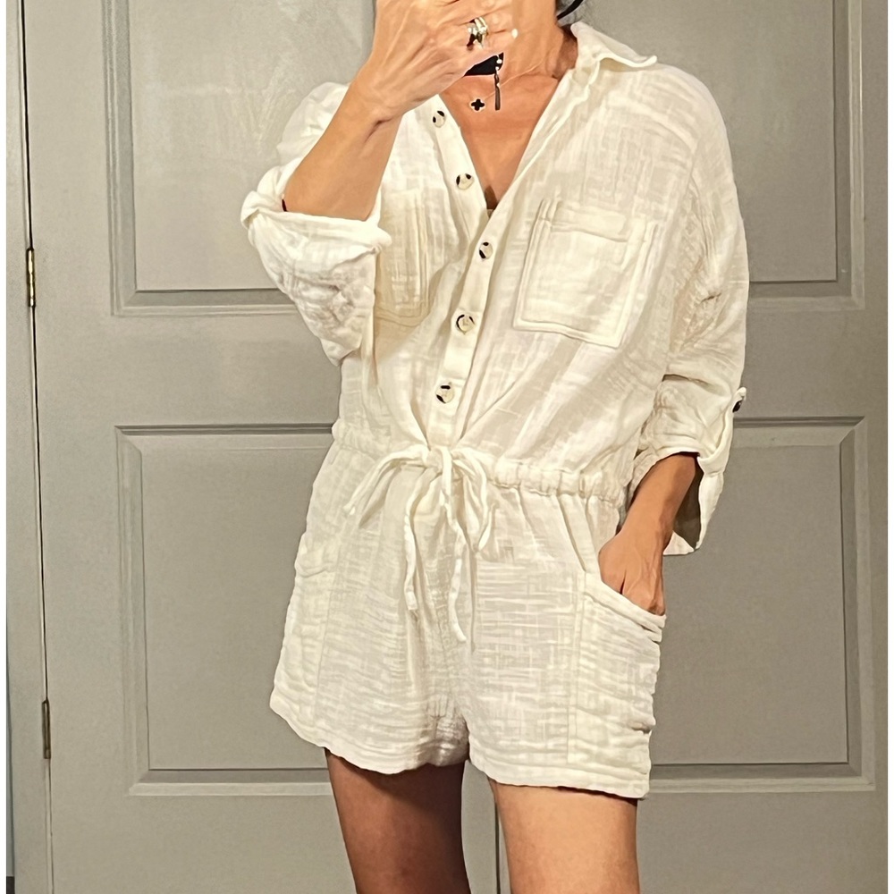 Out from Under 100% cotton playsuit romper size S